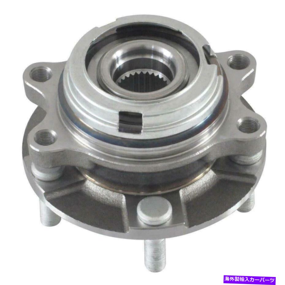 Wheel Hub Bearing 日産クエスト2004-2009ムラーノ2003-2007-2フロントホイールベアリング＆ハブ5ラグ For Nissan Quest 2004-2009 Murano 2003-2007 - 2 Front Wheel Bearing & Hubs 5Lugs【並行輸入品】