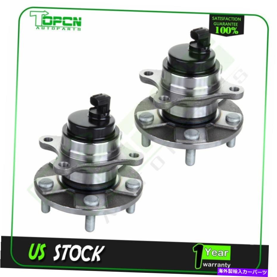 Wheel Hub Bearing フロントホイーハブ＆ベアリングのペアレクサスLS430ベース4.3L 2001-2006にはABSがあります Pair Of Front Whee Hub & Bearing Fits Lexus Ls430 Base 4.3L 2001-2006 Has ABS【並行輸入品】