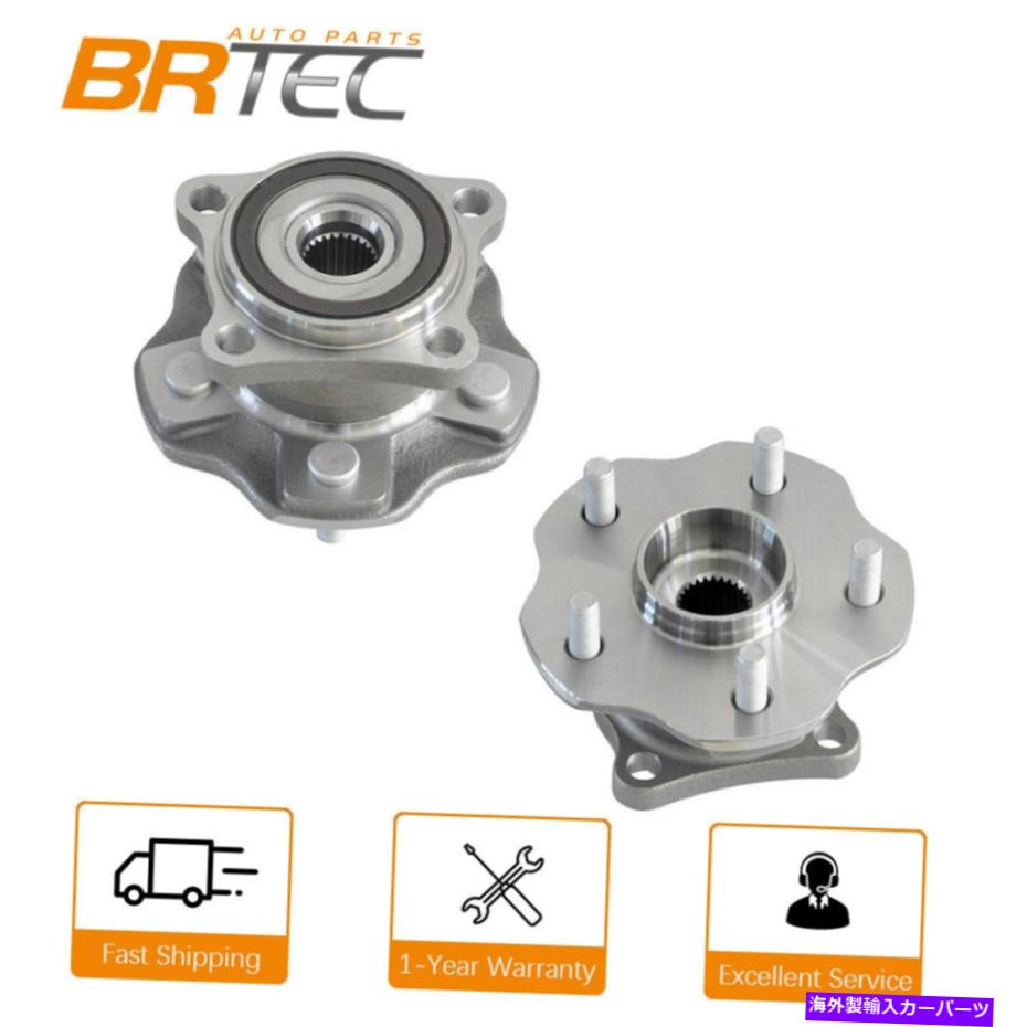 Wheel Hub Bearing 10-14レクサスRX350 AWD 4x4 4WDのみの2つの新しい後輪ハブとベアリングのセットのみ Set of 2 New Rear Wheel Hub & Bearings for 10-14 Lexus RX350 AWD 4X4 4WD ONLY【並行輸入品】