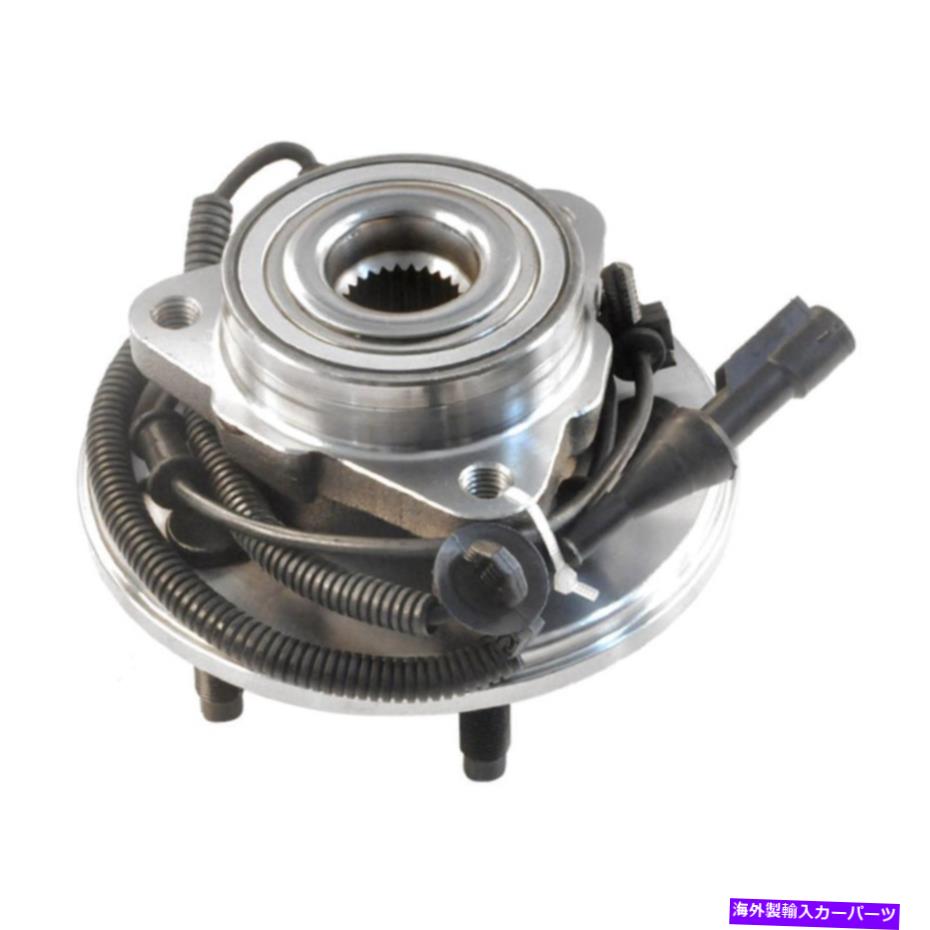 Wheel Hub Bearing フォードエクスプローラーリンカーンアビエーターマーキュリーの1x前輪ハブとベアリングアセンブリ 1x Front Wheel Hub & Bearing Assembly For Ford Explorer Lincoln Aviator Mercury【並行輸入品】