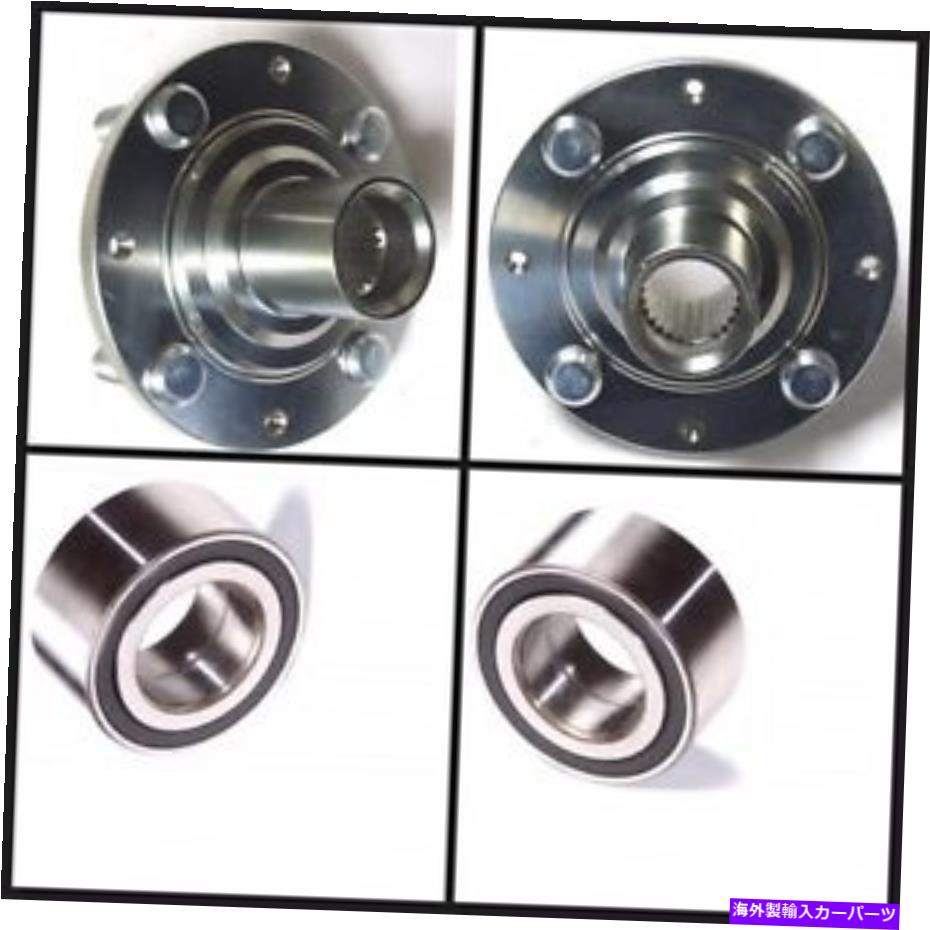 Wheel Hub Bearing 2フロントハブ＆ベアリング510015ホンダシビックSi w/out abs（92-93）新しい高速船 2 FRONT HUB & BEARING 510015 FOR HONDA CIVIC SI W/OUT ABS(92-93) NEW FAST SHIP【並行輸入品】