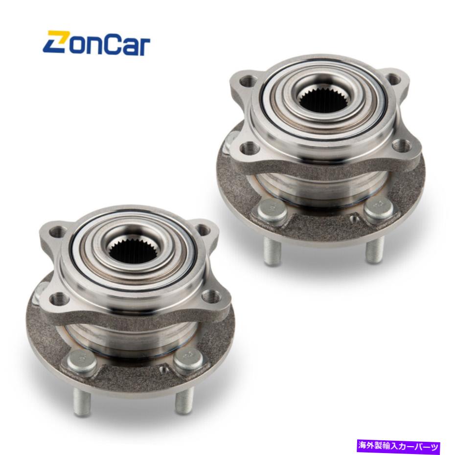 Wheel Hub Bearing ヒュンダイのペアホイールベアリングとハブフロントベラクルスサンタフェキアソレント Pair Wheel Bearing & Hubs Front for Hyundai Veracruz Santa Fe Kia Sorento【並行輸入品】