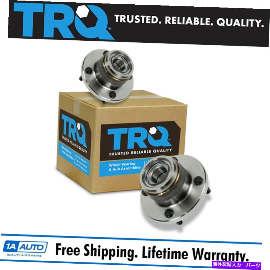Wheel Hub Bearing 01-07フォードフォーカスディスクのTRQホイールベアリング＆ハブアセンブリリアペアセットnew TRQ Wheel Bearing & Hub Assembly Rear Pair Set for 01-07 Ford Focus Disc NEW【並行輸入品】