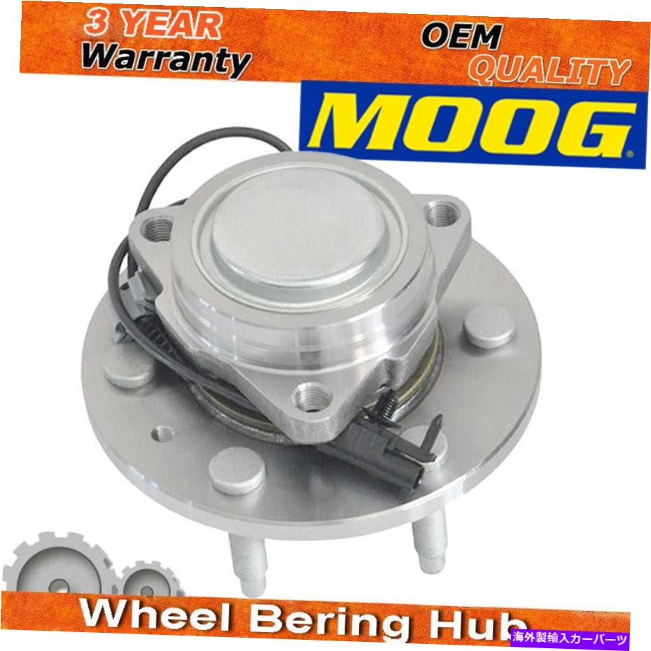 Wheel Hub Bearing 07-13のムーグフロントホイールベアリングハブ MOOG Front Wheel Bearing Hub for 07-13 Chevy Silverado GMC Sierra 1500 2WD 6Lug【並行輸入品】