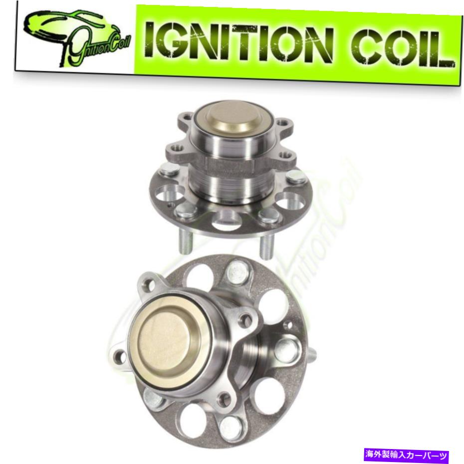 Wheel Hub Bearing ペア2ホンダシビック12-g5のためのABS w/abs w/absの左またはrigh後輪ハブベアリングアセンブリ Pair 2 Left Or Righ Rear Wheel Hub Bearing Assembly W/ABS For Honda Civic 12-G5【並行輸入品】