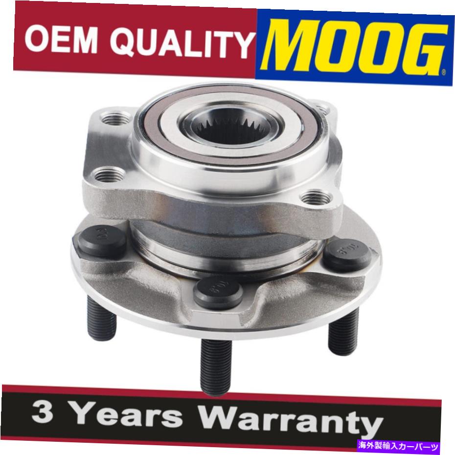Wheel Hub Bearing スバルインプレッサレガシーアウトバック5ラグのムーグフロントホイールベアリングとハブアセンブリ MOOG Front Wheel Bearing & Hub Assembly for Subaru Impreza Legacy Outback 5Lugs【並行輸入品】