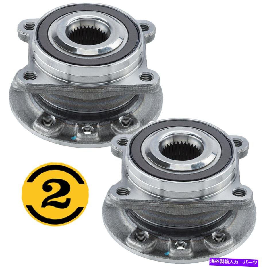 Wheel Hub Bearing 2014-20クライスラー200 5ラグ用AWDリア/フロントホイールベアリング＆ハブアセンブリペア AWD Rear/Front Wheel Bearing & Hub Assembly Pair for 2014-20 Chrysler 200 5 Lug【並行輸入品】