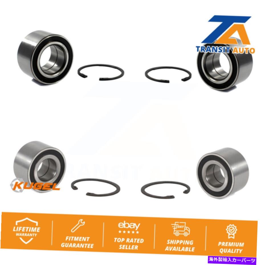 Wheel Hub Bearing 2005年から2006年の日産X-Trail FWDのフロントリアホイールベアリングキット Front Rear Wheel Bearing Kit For 2005-2006 Nissan X-Trail FWD【並行輸入品】