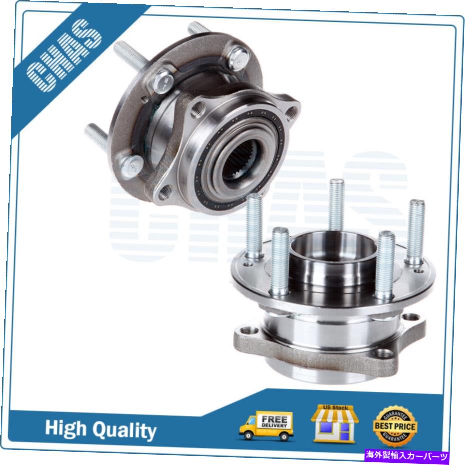 Wheel Hub Bearing Kia Sorento 2011-2015の前または後輪ベアリングをペアサンタフェ07-14 Pair Front or Rear Wheel Bearings For Kia Sorento 2011-2015 Fits Santa Fe 07-14【並行輸入品】