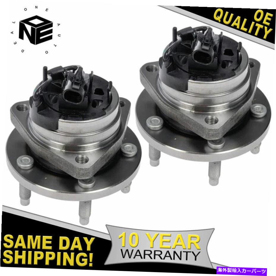 Wheel Hub Bearing （2）2008年から2010年のシボレーマリブポンティアックG6土星オーラV6の前輪ベアリングハブ (2) Front Wheel Bearing Hub for 2008-2010 Chevy Malibu Pontiac G6 Saturn Aura V6【並行輸入品】