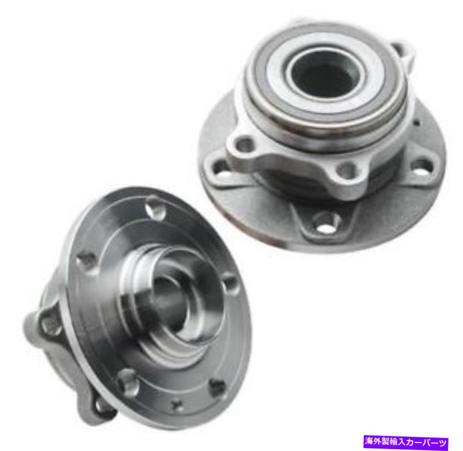 Wheel Hub Bearing ペア（2）アウディTT A3 Quattro VW Passat Jetta CC用の前輪ハブとベアリング Pair (2) Front Wheel Hub and Bearings for Audi TT A3 Quattro VW Passat Jetta CC【並行輸入品】