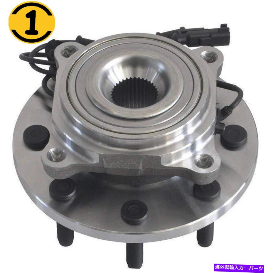 Wheel Hub Bearing ダッジRAM 2500 3500 4x4 w/abs D3用のフロントホイールベアリングとハブアセンブリ Front Wheel Bearing & Hubs Assembly for Dodge Ram 2500 3500 4x4 w/ABS D3【並行輸入品】