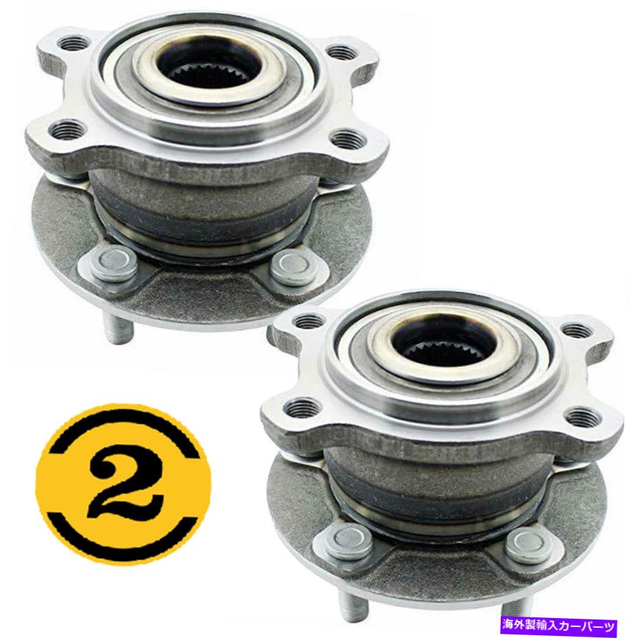 Wheel Hub Bearing AWD 2013-2017 Ford Escape 2015-2019 Lincoln MKC O4の2x後輪ハブベアリング 2x Rear Wheel Hub Bearing For AWD 2013-2017 Ford Escape 2015-2019 Lincoln MKC O4【並行輸入品】