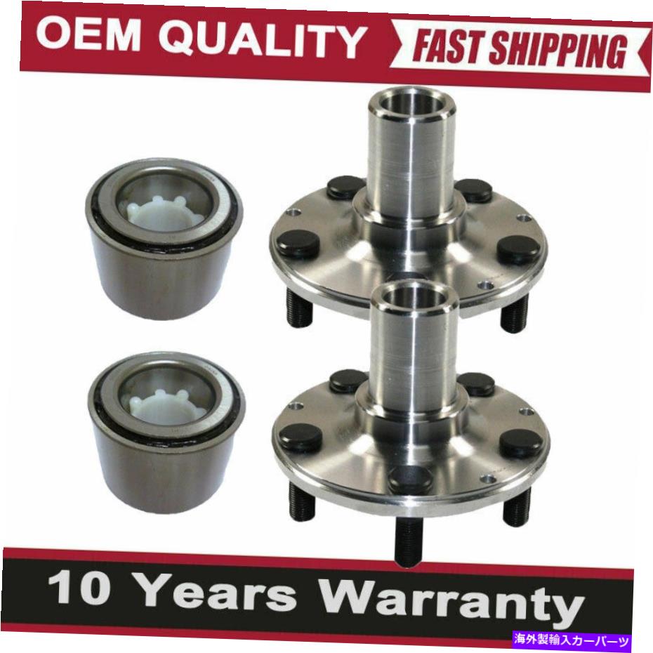 Wheel Hub Bearing リアホイールベアリングとハブsubaru forester ImprezaのレガシーのペアLHまたはRH Rear Wheel Bearing and Hub a Pair LH or RH For Subaru Forester Impreza Legacy【並行輸入品】