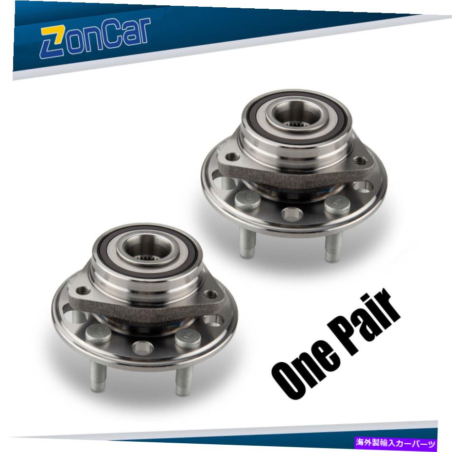 Wheel Hub Bearing シボレーエクイノックスマリブGMC地形のホイールベアリングハブアセンブリフロントとリア Wheel Bearing Hub Assembly Front and Rear for Chevy Equinox Malibu GMC Terrain【並行輸入品】
