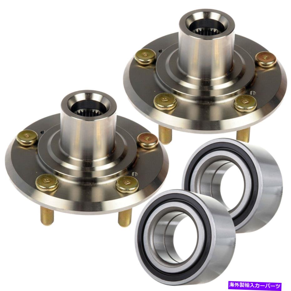 Wheel Hub Bearing ペア（2）1999年から2004年のホンダオデッセイV6の前輪ハブ＆ベアリングアセンブリ Pair(2) FRONT WHEEL HUB & BEARING Assembly FOR 1999-2004 HONDA ODYSSEY v6【並行輸入品】