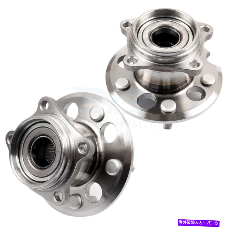 Wheel Hub Bearing 2001年から2005年のトヨタRAV4 2.4L L4 AWD 4WD 512338の2x後輪ベアリング＆ハブ 2x Rear Wheel Bearing & Hub For 2001-2005 Toyota RAV4 2.4L l4 AWD 4WD 512338【並行輸入品】