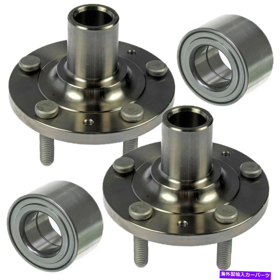Wheel Hub Bearing 2009-2013マツダ6 G04の2つの前輪ベアリングとハブアセンブリのペア Pair of 2 Front Wheel Bearing and Hub Assembly for 2009-2013 Mazda 6 G04【並行輸入品】
