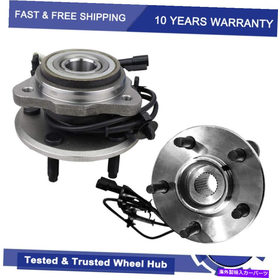 Wheel Hub Bearing フォードエクスプローラーレンジャーマーキュリーマツダ4WDのフロントホイールベアリングハブアセンブリ 2 Front Wheel Bearings Hub Assembly for Ford Explorer Ranger Mercury Mazda 4WD【並行輸入品】
