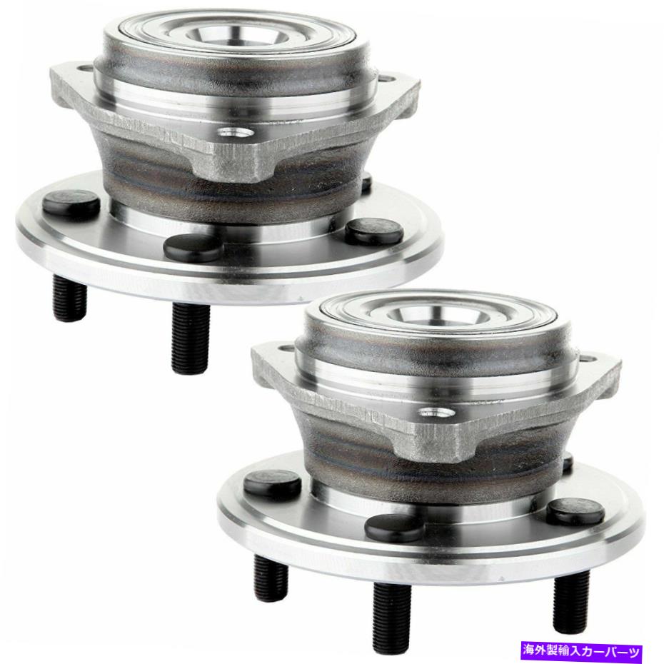 Wheel Hub Bearing グランドチェロキージープラングラー513084のための2つの前輪ハブベアリングアセンブリペア 2 Front Wheel Hub Bearing Assembly Pair For Grand Cherokee Jeep Wrangler 513084【並行輸入品】