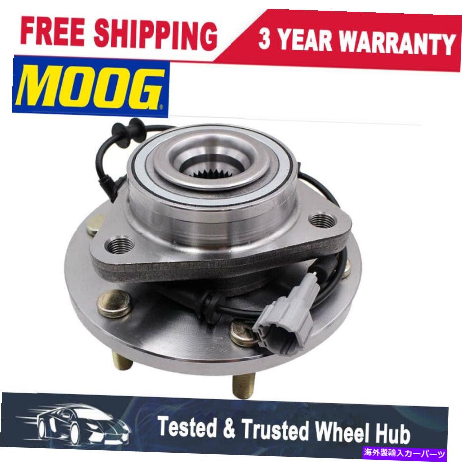 Wheel Hub Bearing 04-07のムーグフロントホイールベアリング＆ハブInfiniti QX56 Nissan Armada Titan w/abs MOOG Front Wheel Bearing & Hub for 04-07 Infiniti QX56 Nissan Armada Titan w/ABS【並行輸入品】