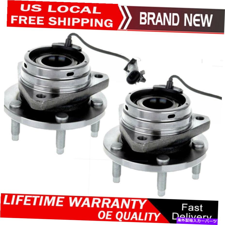 Wheel Hub Bearing 2フロントホイールベアリング＆ハブフィット2014-2009 2010 2011 2012 13 14シボレーマリブ 2 Front Wheel Bearing & Hub Fits 2014-2009 2010 2011 2012 13 14 Chevrolet Malibu【並行輸入品】
