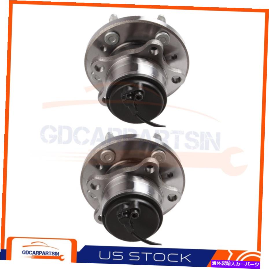 Wheel Hub Bearing Ford Thunderbird 2002-05 5ボルト用の2つの前輪ハブLHまたはRHサイド513167をセット Set 2 Front Wheel hub LH or RH Side 513167 For Ford Thunderbird 2002-05 5 Bolts【並行輸入品】