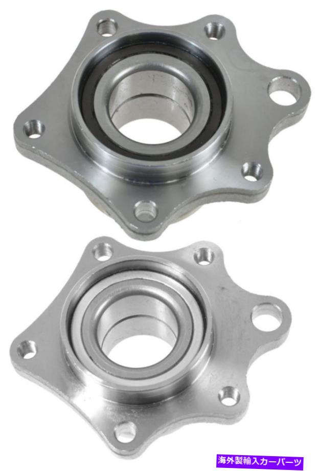 Wheel Hub Bearing 03-11ホンダのために左/右のTRQ後輪ハブベアリングペアセット TRQ Rear Wheel Hub Bearing Pair Set Left/Right for 03-11 Honda【並行輸入品】