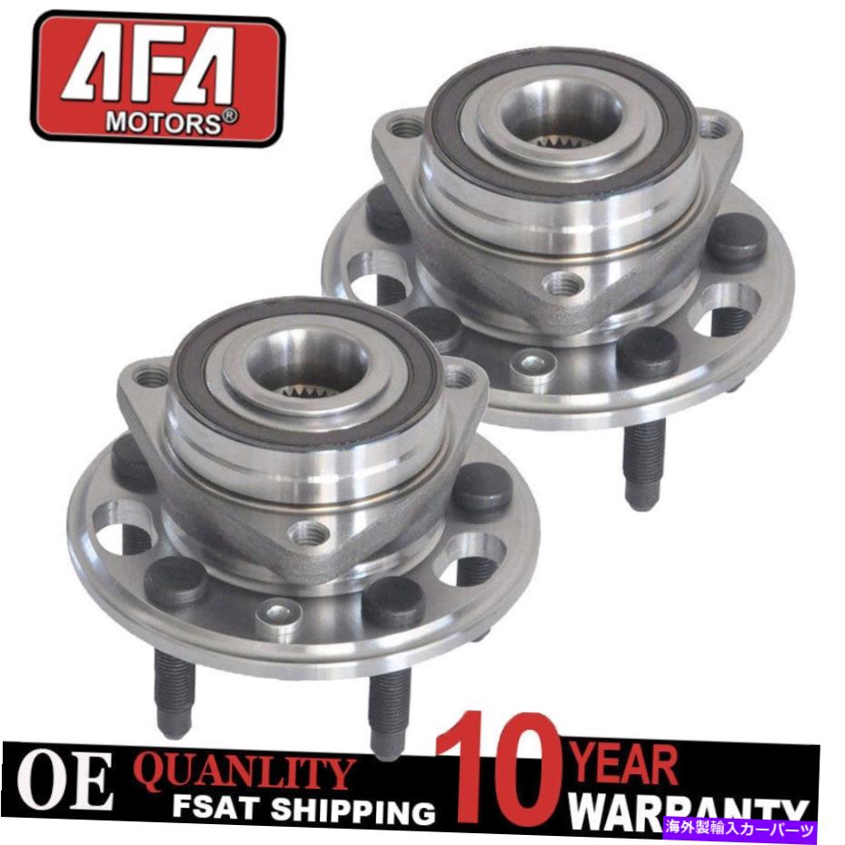 Wheel Hub Bearing シボレーequinox GMC地形ビュイックリーガルマリブ用のフロントホイールベアリングとハブペア Front Wheel Bearing & hub Pair For Chevy Equinox GMC Terrain Buick Regal Malibu【並行輸入品】