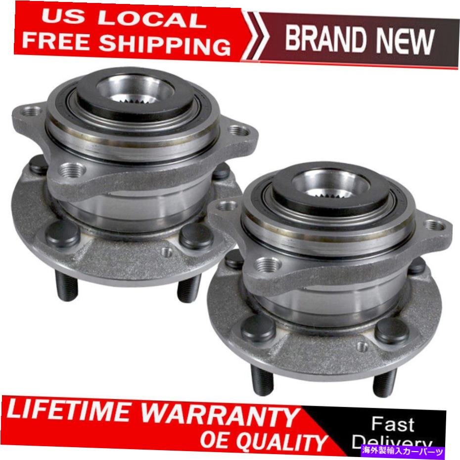 Wheel Hub Bearing 20072008-2014の前輪ハブベアリングヒュンダイサンタフェキアロンド513266 2x Front Wheel Hub Bearing For 20072008-2014 Hyundai Santa Fe Kia Rondo 513266【並行輸入品】