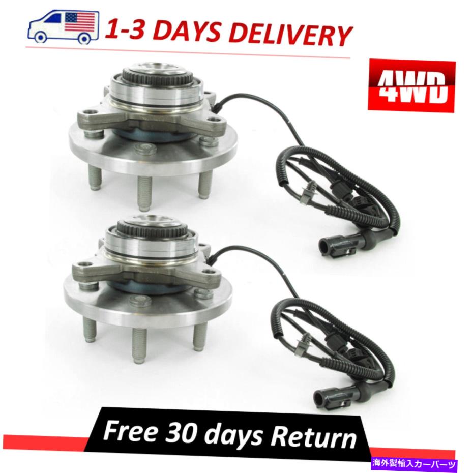 Wheel Hub Bearing 2 PCSフロントホールハブベアリングアセンブリフィットフォードF-150ダッジラム2500 RAM 3500 2 Pcs Front Wheel Hub Bearing Assembly Fits Ford F-150 Dodge Ram 2500 Ram 3500【並行輸入品】