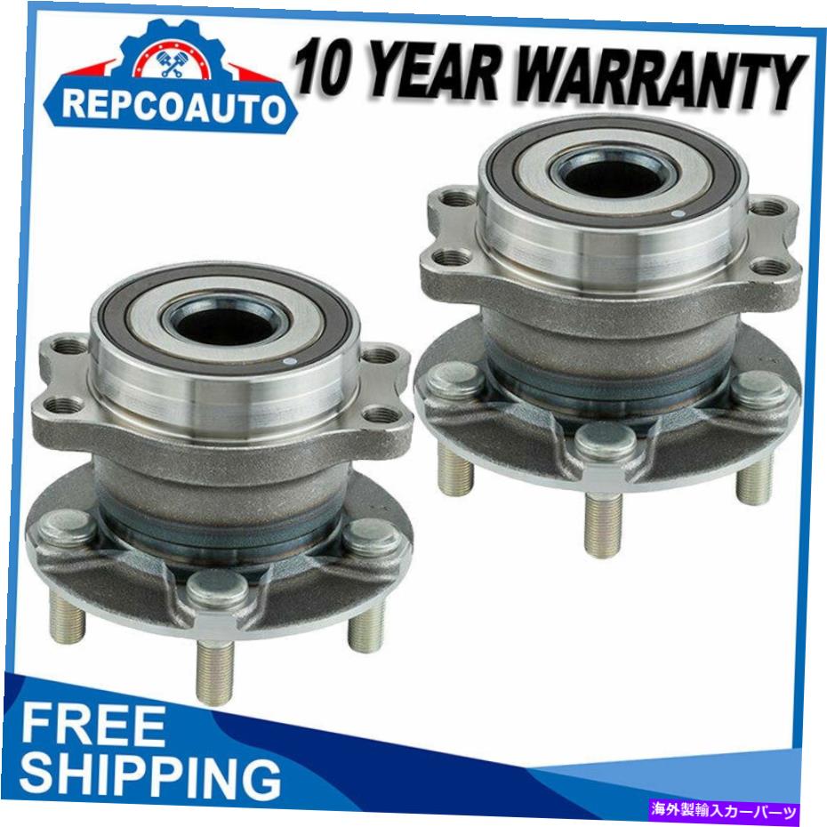 Wheel Hub Bearing スバルインプレッサフォレスターXVクロストレックAWDの2倍後輪ハブベアリングアセンブリ 2X Rear Wheel Hub Bearing Assembly for Subaru Impreza Forester XV Crosstrek AWD【並行輸入品】