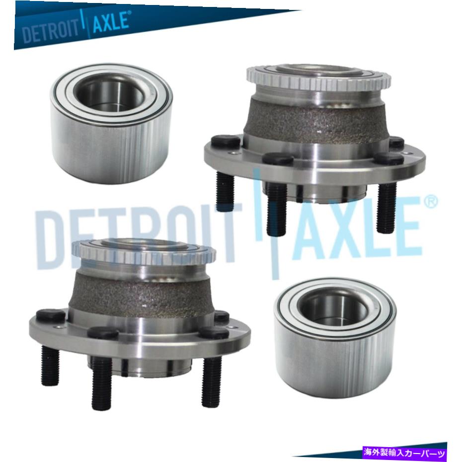 Wheel Hub Bearing FWDフロントホイールベアリングリアハブ2006 2007 2008-2012 FusionMilanMKZ FWD Front Wheel Bearings Rear Hub Set for 2006 2007 2008 - 2012 Fusion Milan MKZ【並行輸入品】