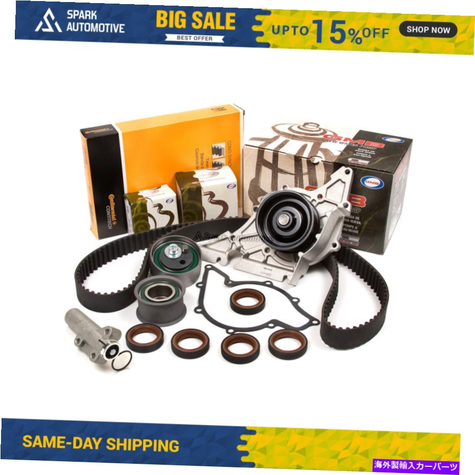 Water Pump タイミングベルトキットウォーターポンプテンショナーフィット00-02アウディオールロードS4 A6 Quattro 2.7L Timing Belt Kit Water Pump Tensioner Fit 00-02 Audi Allroad S4 A6 Quattro 2.7L【並行輸入品】