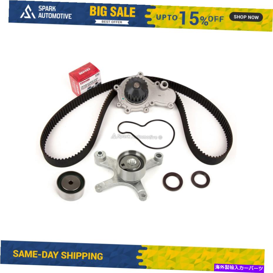 Water Pump メカニカルタイミングベルトキットウォーターポンプフィットイーグルタロン420A 2.0L DOHC 16V Mechanical Timing Belt Kit Water Pump Fit Eagle Talon 420A 2.0L DOHC 16V【並行輸入品】