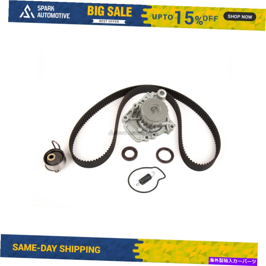 Water Pump タイミングベルトキットウォーターポンプフィット01-05ホンダシビック1.7L SOHC D17A Timing Belt Kit Water Pump Fit 01-05 Honda Civic 1.7L SOHC D17A【並行輸入品】