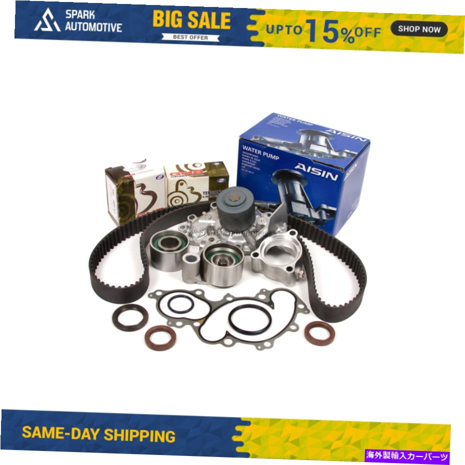 Water Pump タイミングベルトキットアイシンウォーターポンプフィット88-91 2.5レクサスES250トヨタカムリ2vzfe Timing Belt Kit AISIN Water Pump Fit 88-91 2.5 Lexus ES250 Toyota Camry 2VZFE【並行輸入品】