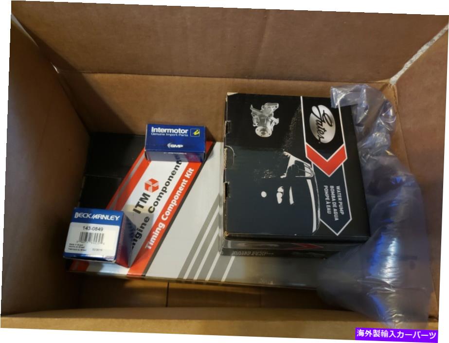 Water Pump タイミングベルトキットウォーターポンプ温度センサーサーモスタット2005フォルクスワーゲンゴルフ1.8ターボ Timing belt kit Water pump Temp sensor Thermostat 2005 Volkswagen Golf 1.8 Turbo【並行輸入品】