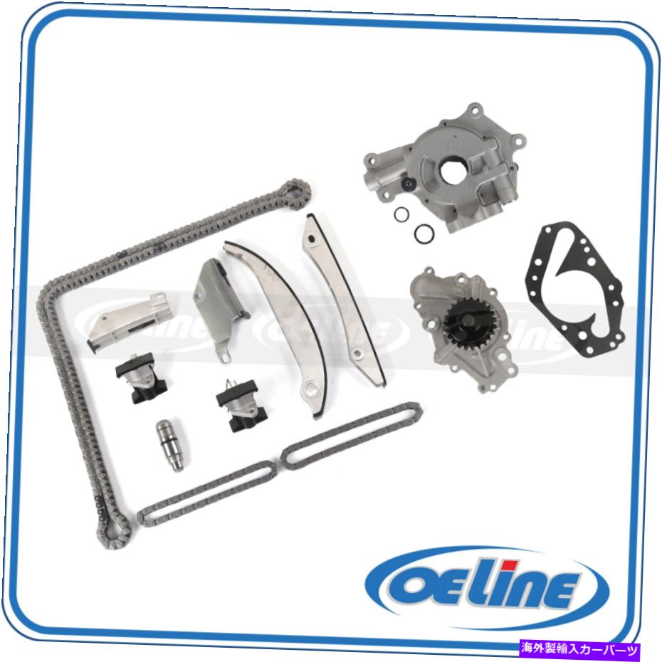Water Pump フィット00-06クライスラー300ダッジイントレピッドストラタスタイミングチェーンキットw/ウォーターオイルポンプ Fit 00-06 Chrysler 300 Dodge Intrepid Stratus Timing Chain Kit w/ Water Oil Pump【並行輸入品】