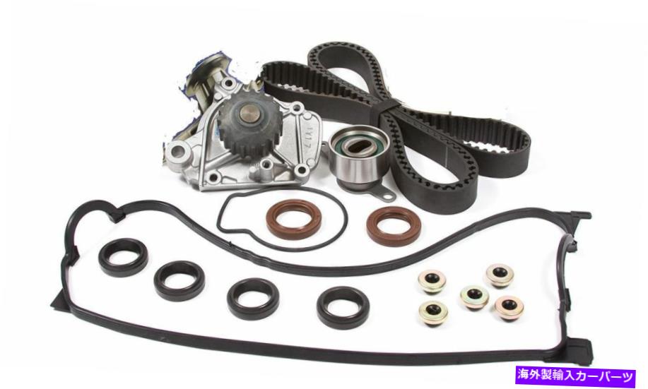 Water Pump フィット92-95ホンダシビックデルソルD16Z6タイミングベルトキットウォーターポンプバルブカバー Fit 92-95 Honda Civic Del Sol D16Z6 Timing Belt Kit Water Pump Valve Cover【並行輸入品】