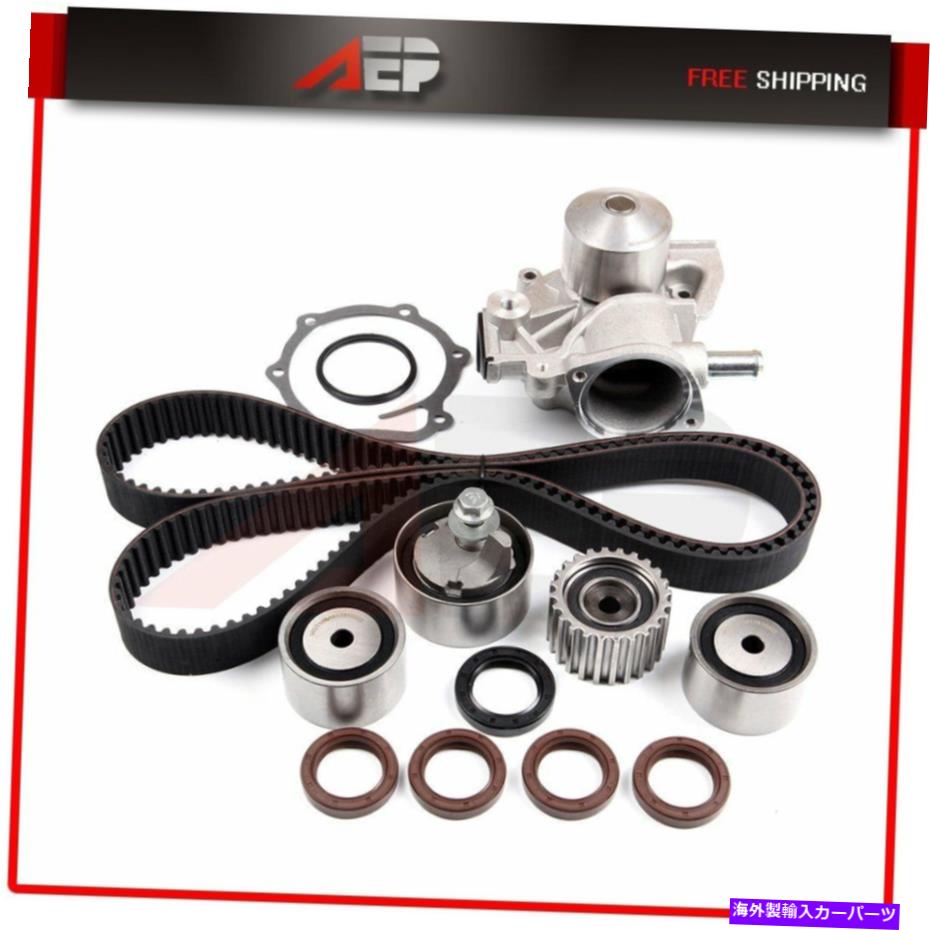 Water Pump 1.8L / 2.2L H4 SOHC SOHC SUBARU IMPREZA 93-97のウォーターポンプ付きタイミングベルトキット Timing Belt Kit with Water Pump For 1.8L / 2.2L H4 SOHC Subaru Impreza 93-97【並行輸入品】