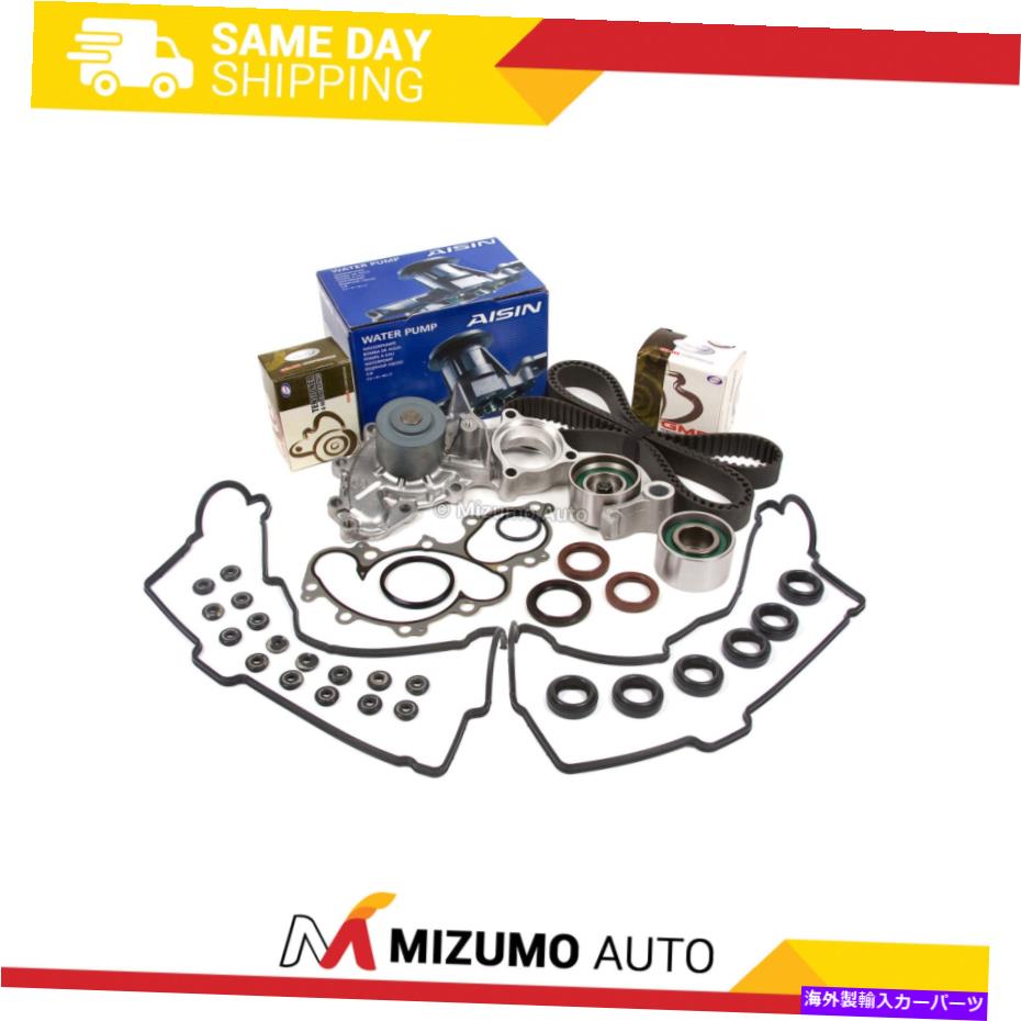 Water Pump タイミングベルトキットウォーターポンプフィットトヨタレクサスES300 3.0L 3VZFEバルブカバーガスケット Timing Belt Kit Water Pump Fit Toyota Lexus ES300 3.0L 3VZFE Valve Cover Gasket【並行輸入品】