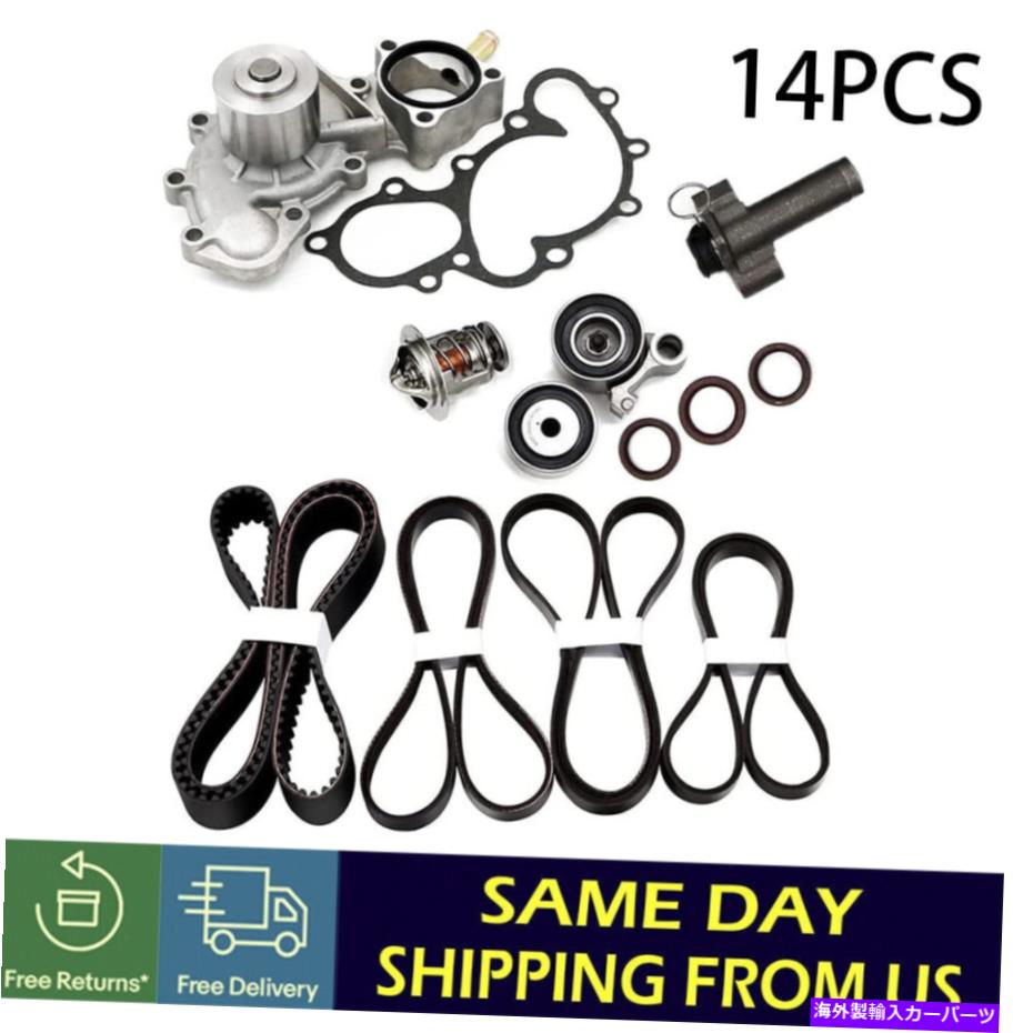Water Pump 16100-69398タイミングベルト＆ウォーターポンプキット96-02トヨタ4ランナーTundra 3.4L 16100-69398 Timing Belt &Water Pump Kit Fit For 96-02 Toyota 4Runner Tundra 3.4L【並行輸入品】