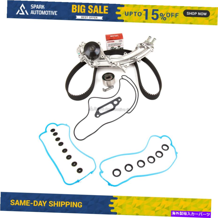 Water Pump タイミングベルトキットウォーターポンプバルブカバーガスケットフィットアキュラレジェンド2ドア3.2L C32A1 Timing Belt Kit Water Pump Valve Cover Gasket Fit Acura Legend 2-Door 3.2L C32A1【並行輸入品】