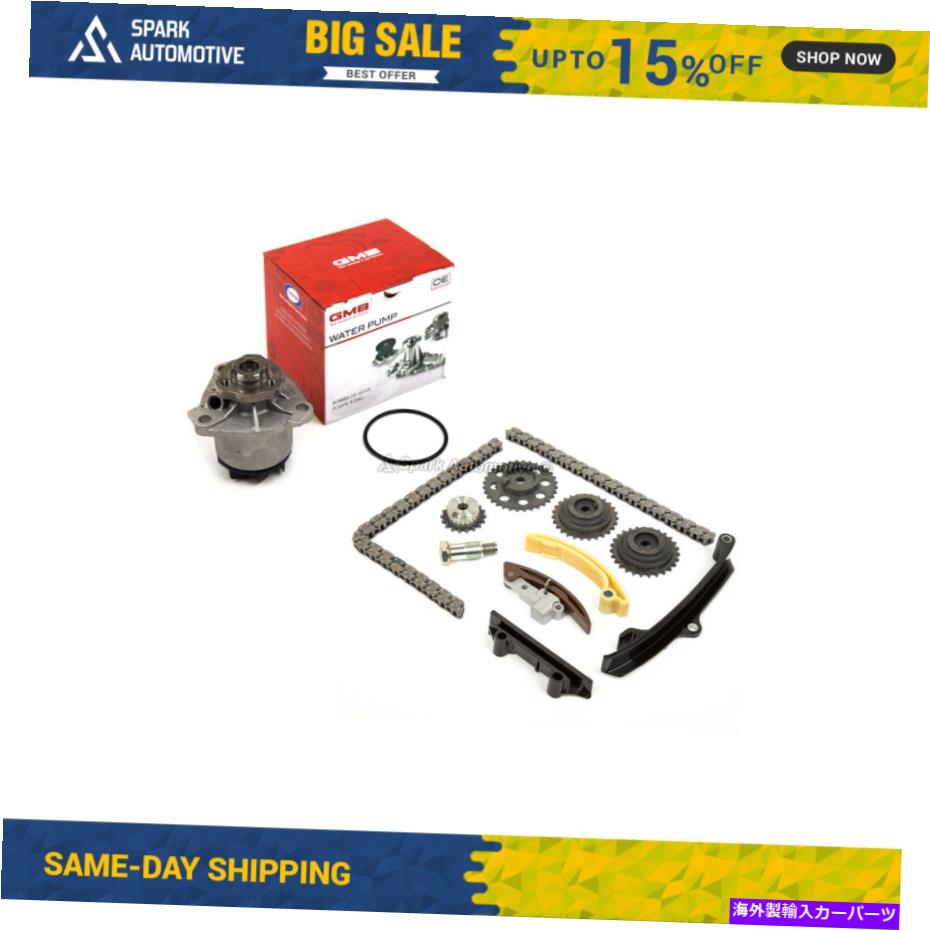 Water Pump タイミングチェーンキットウォーターポンプフィット99-02フォルクスワーゲンジェッタゴルフVR6 2.8L AFP V6 Timing Chain Kit Water Pump Fit 99-02 Volkswagen Jetta Golf VR6 2.8L AFP V6【並行輸入品】