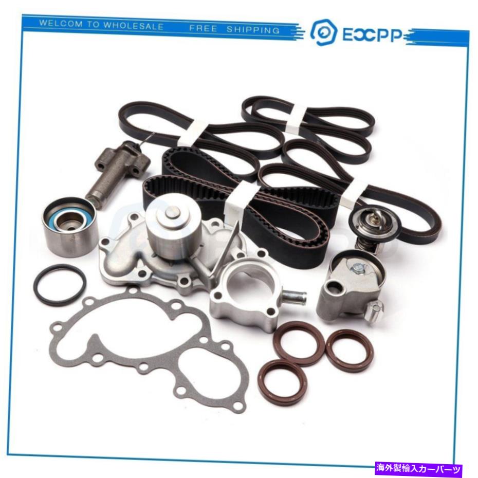 Water Pump タイミングベルトキットウォーターポンプ3.4L 5VZFE TOYOTA T100部品用4Runner Timing Belt Kit Water Pump 3.4L 5VZFE For TOYOTA T100 PARTS For 4Runner【並行輸入品】