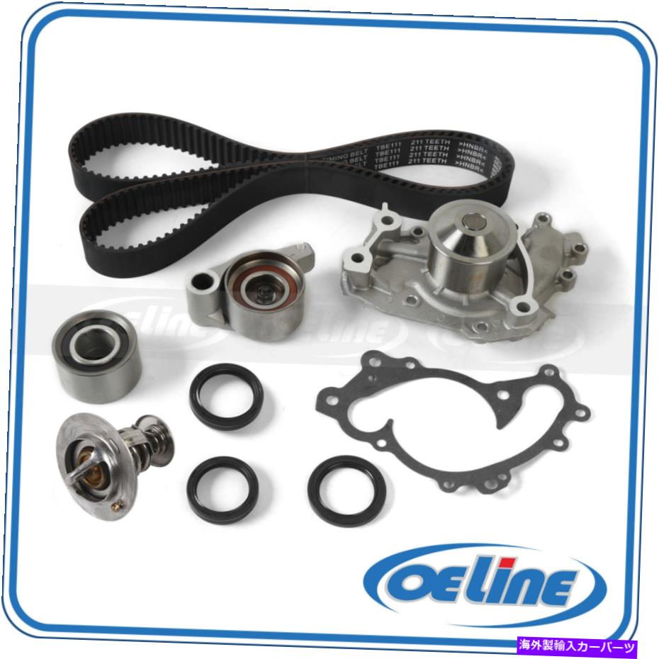 Water Pump 01-10のタイミングベルトキットウォーターポンプサーモスタットトヨタカムリハイランダーソララ Timing Belt Kit Water Pump Thermostat for 01-10 Toyota Camry Highlander Solara【並行輸入品】