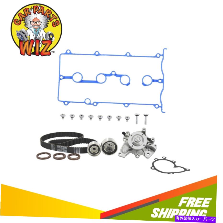 Water Pump タイミングベルトウォーターポンプキットバルブカバーガスケットフィット99-00マツダプロテージ1.8L DOHC Timing Belt Water Pump Kit Valve Cover Gasket Fits 99-00 Mazda Protege 1.8L DOHC【並行輸入品】