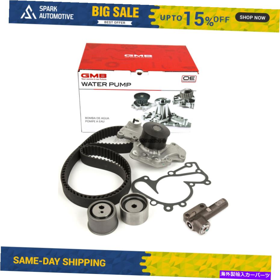 Water Pump タイミングベルトキットGMBウォーターポンプテンショナーフィット01-10ヒュンダイKIA 2.5 2.7L Timing Belt Kit GMB Water Pump Tensioner Fit 01-10 Hyundai Kia 2.5 2.7L【並行輸入品】