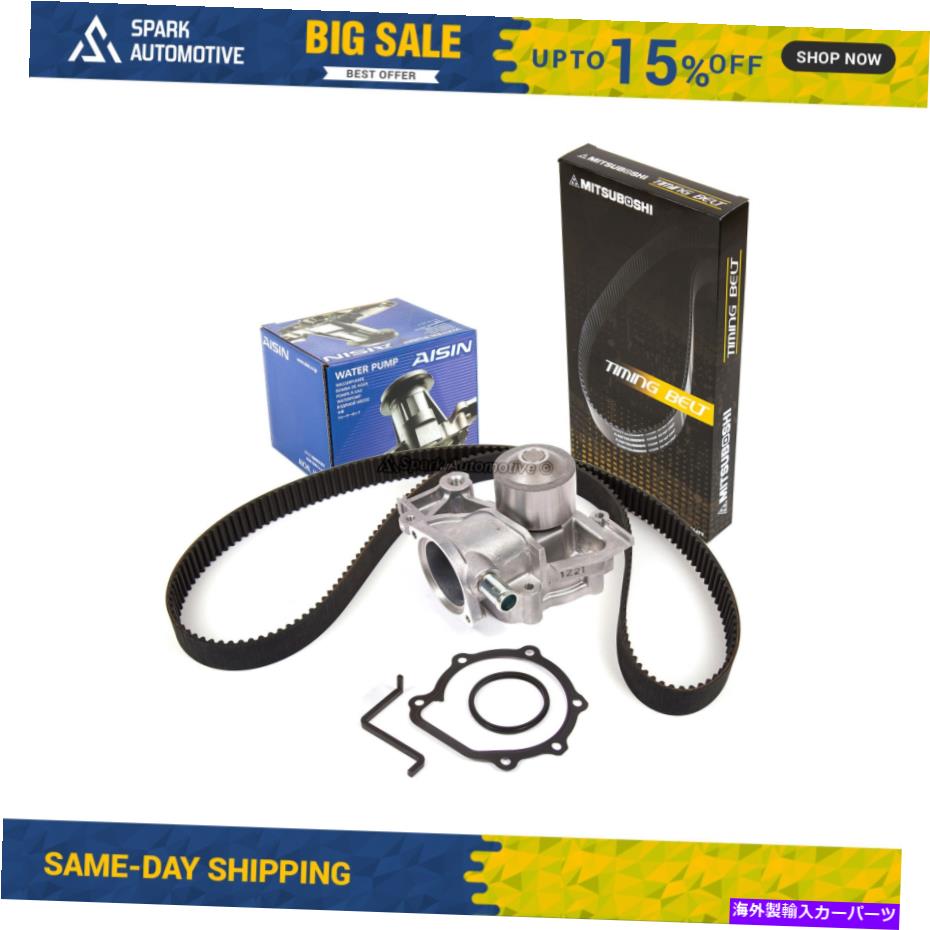 Water Pump タイミングベルトアイシンウォーターポンプフィット00-06スバルEJ25非ターボレガシーアウトバック Timing Belt AISIN Water Pump Fit 00-06 Subaru EJ25 Non-Turbo Legacy Outback【並行輸入品】
